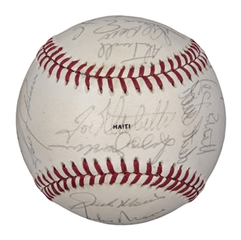 1984 American League All-Star Team Signed Baseball With 22 Signatures Including Murray, Jackson, Brett, Henderson (2x) (PSA/DNA)